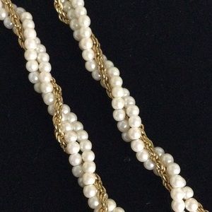 Vintage Twisted Multi Strand  Necklace